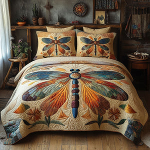 Celestial Wings 3-Piece Quilted Bedding Set NCU0PT3418