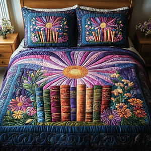 Chapters in Bloom Quilted Bedding Set NCU0DV4186