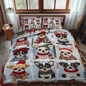 Chi-mas Joy 3-Piece Quilted Bedding Set NCU0TH2044