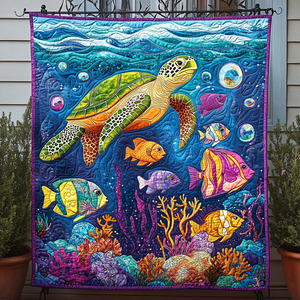 Coral Reef Guardian Quilted Blanket 08acxn100425