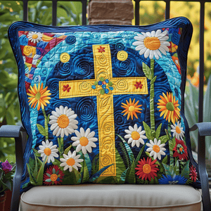 Cross of Light Quilted Pillow Case NCU0TH1084
