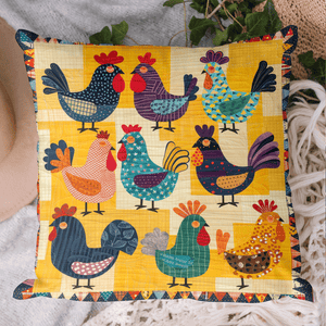Farmyard Friends Quilted Pillow Case NCU0TH1201