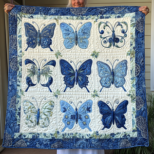 Floral Wings Quilted Blanket NCU0VL1100