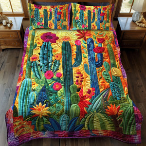 Cactus Quilted Bedding Set NCU0VT08