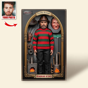 Horror Character Plaque - Custom Photo Gifts For Horror Lovers 01hyti030925