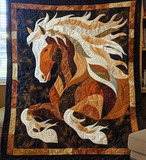 Horse Quilted Blanket 01acxa010425
