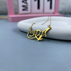 Personalized Name & Initial Necklace 37-Homacus