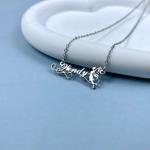 Personalized Name Necklace - Magic Fairy Charm 26-Homacus