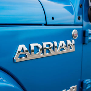 Car 3D Letters Name Custom Metal Emblems With Double-sided Adhesive Tape 01huhu130825