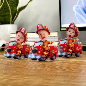 Firefighter Shaking Head Standee - Custom Photo Gifts For Dad Cute Gifts-Homacus