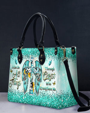 I Can Do All Things Through Christ Leather Bag - Gifts For Jesus Lovers 02acxd210425