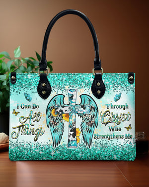 I Can Do All Things Through Christ Leather Bag - Gifts For Jesus Lovers 02acxd210425