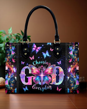 Choosing God Everyday Leather Bag - Gifts For Jesus Lovers 02acxn210425