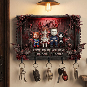 Scary Family Key Hanger - Personalized Gifts For Family 05OHTI270726