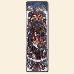 Winter Holiday Train Quilted Table Runner Personalized Gifts 04HATI210826