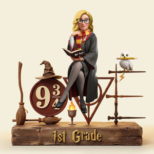 Enchanted Academy Teacher Plaque - Personalized Gift For Teachers 01NATI010626