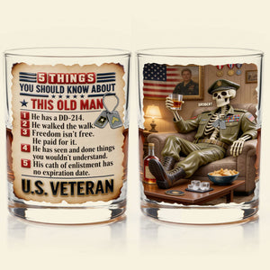 Served With Honor Round Glass - Personalized Gifts For Veterans 04TOTI250626