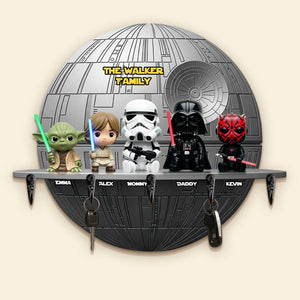 Galaxy Family Key Hanger - Personalized Gifts For Family 04hyti050925