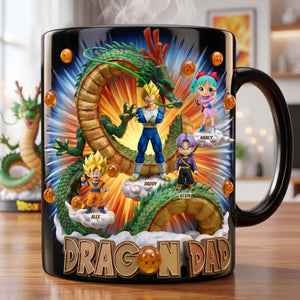 Imposing Ride With Dad Magic Mug - Personalized Gifts For Dads 02QHTI220526