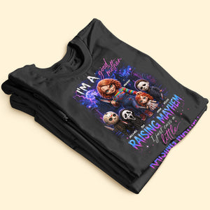 Mayhem Managed Mom 2D Shirt, Personalized Halloween Gifts For Mom 01qhti130826