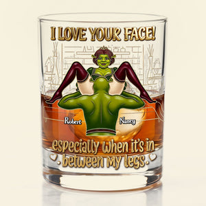 Naughty Couple Round Glass - Personalized Gifts For Couple 01nati170626