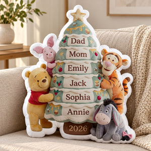 Cozy Woodland Friends Pillow - Personalized Christmas Gifts For Family 02nati191026