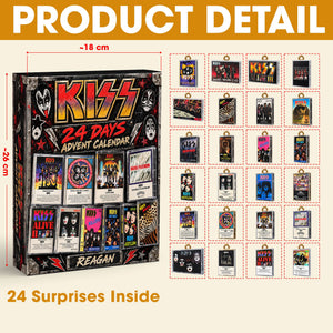Kiss Retro Rock Band Advent Calendar Blind Box - Personalized Gifts For Rock Lovers 01huti271026