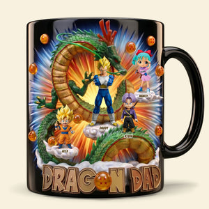 Imposing Ride With Dad Magic Mug - Personalized Gifts For Dads 02QHTI220526