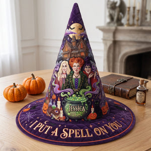 Sisterhood Of Spells Quilted Witch Hat - Personalized Halloween Gifts 02TYTI120826