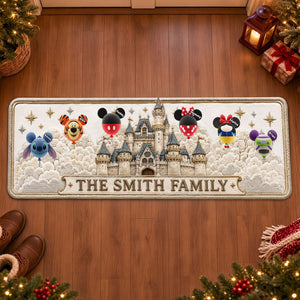 Personalized Christmas Character Bubble Runner Rug - Gifts For Family 01OHTI020926