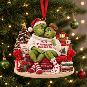 Tied Together Forever Ornament - Personalized Gifts For Couple 03QHTI150926