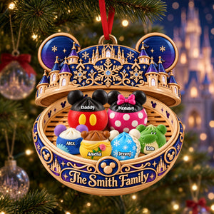 Dumpling Family Ornament - Personalized Gifts For Family Christmas Ornament 02OHTI280926