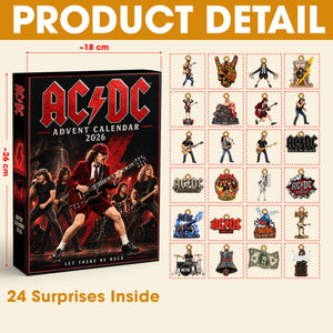 AC/DC Rock Legends Advent Calendar Blind Box - Personalized Gifts For Rock Music Lovers 03QHTI281026