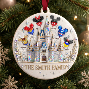 Balloon Family Ornament - Personalized Gifts For Family Christmas Ornament 01OHTI290826