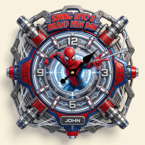 Unique Acrylic Hanging Wall Clock Personalized Gifts 02HATI050826