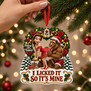 Partners in Mischief Christmas Ornament - Personalized Gifts For Couple 03TYTI140926