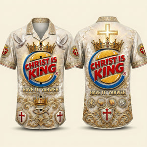 Faith King Hawaiian Shirt - Personalized Gifts For Christian Hawaiian Shirt 03TOTI090626