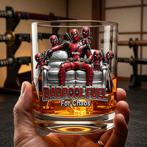 Funny Fighter Dad Drinking Glass - Personalized Gifts For Dads 01huti210526
