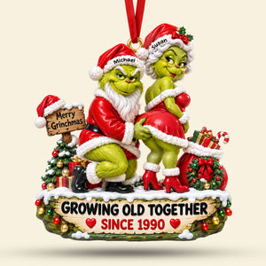 Forever Together Christmas Acrylic Ornament - Personalized Gifts For Couple 06OHTI290926