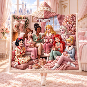 Enchanted Princess Hood Blanket - Personalized Christmas Gifts 03PGTI261026