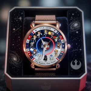 Unique Mesh Strap Quartz Watch Personalized Anniversary Gifts 02TOTI300526