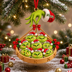 Funny Mischief Dumpling Family Acrylic Ornament - Personalized Christmas Gifts For Family 02nati051026