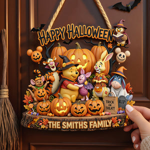 A Little Spooky, Big Love Acrylic Sign - Personalized Gifts For Family 05PATI040826
