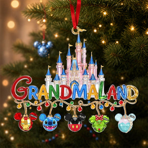 Magical Family Castle Ornament - Personalized Christmas Gifts Family 03OHTI020926