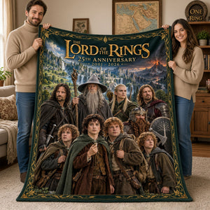 25th Anniversary Epic Fantasy Blanket - Personalized Gifts 05tyti021026