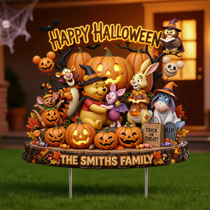 Loved & Hauntingly Together Yard Sign - Personalized Gifts For Family 06PATI040826