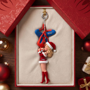 Love In The Air Couple Ornament - Personalized Gift For Couples 01HUTI210826