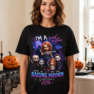 Mayhem Managed Mom 2D Shirt, Personalized Halloween Gifts For Mom 01qhti130826