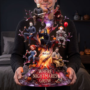 Where Nightmares Grow Light Box - Personalized Gifts For Horror Lovers 05tyti110826