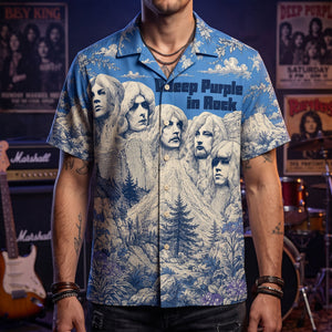 Vintage Deep Purple Band Hawaiian Shirt, Personalized Gifts 04NATI040726